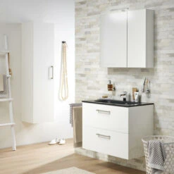 Tiger Spiegelkast S-Line 60cm Sneeuwwit -badkamer 123 1090