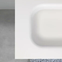 Tiger Reverse Meubelset 120 Cm Met 2 Lades Naturel Eik / Mat Wit Inclusief Oval Wastafel Dubbel Mat Wit -badkamer 123 1100