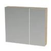 TIGER S-line Spiegelkast 80 Naturel Eik 2 TIGER S-line Spiegelkast 80 Naturel Eik -badkamer 123 1230
