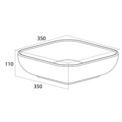 Tiger Maryport Badkamermeubelset 80 Cm Mat Zwart Met Licht Eiken Houten Wasblad, Keramische Opzetkom En Matzwarte Grepen -badkamer 123 1257