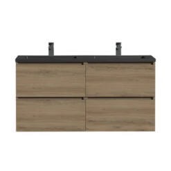 Tiger Karlo Badkamermeubel 120cm Chalet Eik Met Zwart Wastafelblad 14 Tiger Karlo Badkamermeubel 120cm Chalet Eik Met Zwart Wastafelblad -badkamer 123 1373