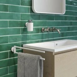 Tiger Handdoekhouder Urban 2-Armig Wit -badkamer 123 1417