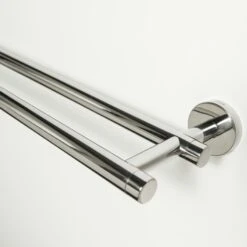 Tiger Dubbel Handdoekrek Boston Chroom -badkamer 123 1440