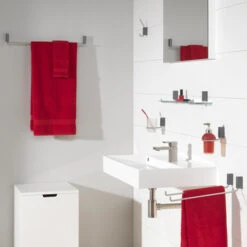 Tiger Handdoekrek Cliqit Donkergrijs RVS -badkamer 123 1458