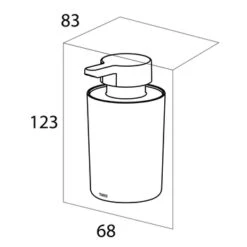 Tiger Zeepdispenser Urban Zwart -badkamer 123 1468