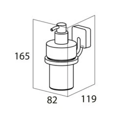 Tiger Zeepdispenser Impuls Hangend RVS -badkamer 123 1498