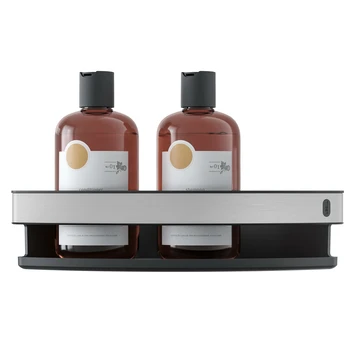 Tiger Hoekdouchemand Cooper 21 Cm RVS/zwart 5 Tiger Hoekdouchemand Cooper 21 Cm RVS/zwart - Afbeelding 3