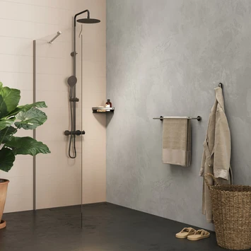 Tiger Hoekdouchemand Cooper 21 Cm RVS/zwart 7 Tiger Hoekdouchemand Cooper 21 Cm RVS/zwart - Afbeelding 5