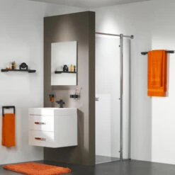 Tiger Dubbele Bekerhouder Nomad Hangend Met Bekers Zwart -badkamer 123 1576