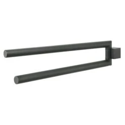 Tiger Handdoekrek Nomad Met Draaibare Armen Zwart -badkamer 123 1586