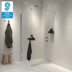 Tiger Douchemand Voor Douchewand 2-store Zwart -badkamer 123 1628