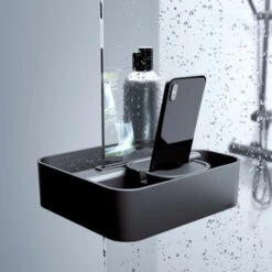 Tiger Douchemand Voor Douchewand 2-store Zwart -badkamer 123 1631