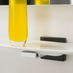 Tiger Planchet Zenna Chroom/Wengé -badkamer 123 1636