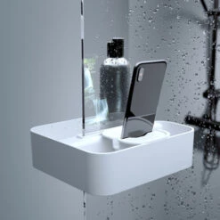 Tiger Douchemand Voor Douchewand 2-store Wit -badkamer 123 1649