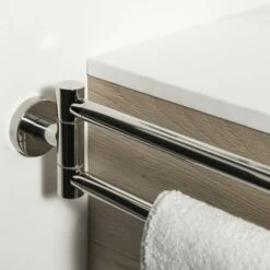 Tiger Dubbel Handdoekrek Boston Met Draaibare Armen Chroom -badkamer 123 1734