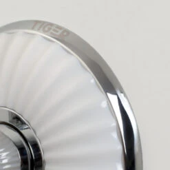 Tiger Ivy Beweegbare Handdoekring Chroom/wit -badkamer 123 1775