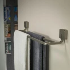 Tiger Dubbel Handdoekrek Impuls RVS -badkamer 123 1819