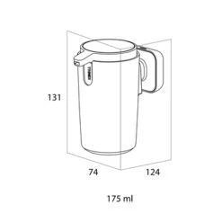 Tiger Zeepdispenser Carv 175 Ml Zwart -badkamer 123 1881