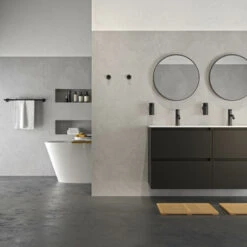 Tiger Handdoekhouder Noon Dubbel Zwart 10 Tiger Handdoekhouder Noon Dubbel Zwart -badkamer 123 1950