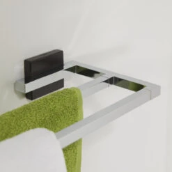 Tiger Dubbel Handdoekrek Zenna Chroom/Wengé 10 Tiger Dubbel Handdoekrek Zenna Chroom/Wengé -badkamer 123 1959