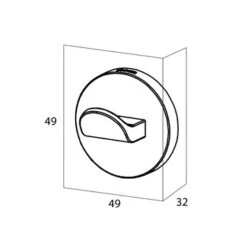Tiger Handdoekhaak Noon Groot Zwart -badkamer 123 1966