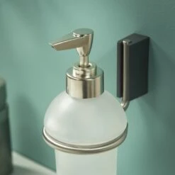 Tiger Zeepdispenser Cliqit Hangend Donkergrijs RVS -badkamer 123 1982