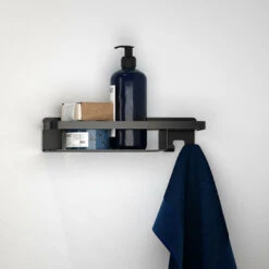 Tiger Douchemand Met Haak Caddy Zwart -badkamer 123 1988