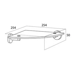 Tiger Hoekplanchet Boston Chroom -badkamer 123 1995
