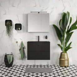 Tiger Haak Tune Messing Zwart -badkamer 123 2016