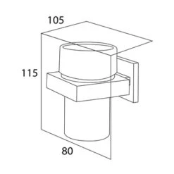 Tiger Bekerhouder Items Hangend Met Beker Chroom 11 Tiger Bekerhouder Items Hangend Met Beker Chroom -badkamer 123 2047