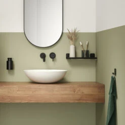 Tiger Planchet Colar 30 Cm Zwart -badkamer 123 2053