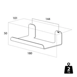 Tiger Planchet Colar RVS 18 Cm 19 Tiger Planchet Colar RVS 18 Cm -badkamer 123 2076
