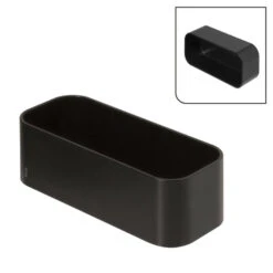 Tiger Wandrek/douchemand 2-store 25cm Zwart -badkamer 123 2080