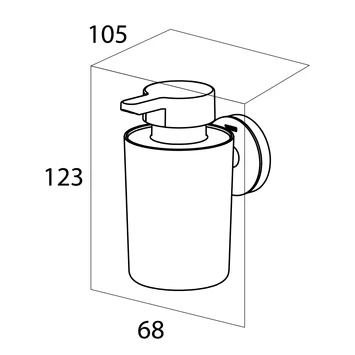 Tiger Zeepdispenser Urban Hangend Zwart 12 Tiger Zeepdispenser Urban Hangend Zwart - Afbeelding 10