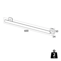 Tiger Handdoekrek Colar Zwart -badkamer 123 2167