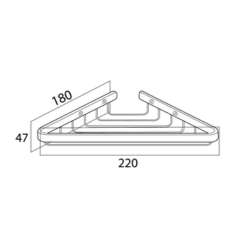 Tiger Zeepbakje Exquisit Voor Hoek Hangend RVS 8 Tiger Zeepbakje Exquisit Voor Hoek Hangend RVS - Afbeelding 6
