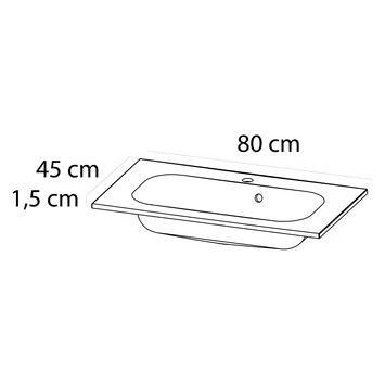 Tiger Reverse Meubelset 80 Cm Met 2 Lades Naturel Eik / Mat Wit Inclusief Oval Wastafel Mat Wit 4 Tiger Reverse Meubelset 80 Cm Met 2 Lades Naturel Eik / Mat Wit Inclusief Oval Wastafel Mat Wit - Afbeelding 2