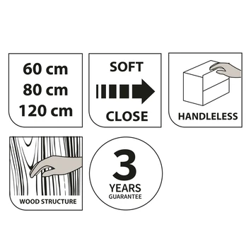 Tiger Reverse Meubelset 80 Cm Met 2 Lades Naturel Eik / Mat Wit Inclusief Oval Wastafel Mat Wit 5 Tiger Reverse Meubelset 80 Cm Met 2 Lades Naturel Eik / Mat Wit Inclusief Oval Wastafel Mat Wit - Afbeelding 3