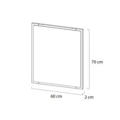Tiger S-line Frame Spiegel 60x70 Cm Mat Wit 11 Tiger S-line Frame Spiegel 60x70 Cm Mat Wit -badkamer 123 2259
