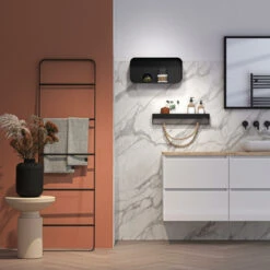 Tiger S-line Frame Spiegel 60x70 Cm Mat Zwart -badkamer 123 2275