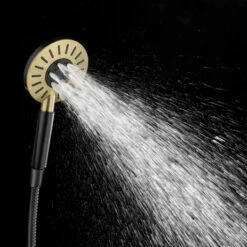 Tiger Handdouche Akcent Zwart Messing -badkamer 123 2307