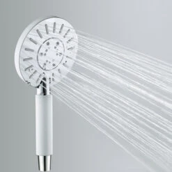 Tiger Regendoucheset Akcent Chroom Wit -badkamer 123 2328