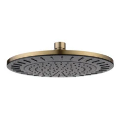 Tiger Regendoucheset Akcent Zwart/messing Incl Kraan En Handdouche Met 3 Straalstanden -badkamer 123 2333