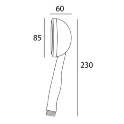 Tiger Handdouche Splash Palermo Ø8,5 Cm 3 Standen -badkamer 123 2372