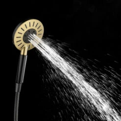 Tiger Regendoucheset Akcent Zwart Messing -badkamer 123 2472