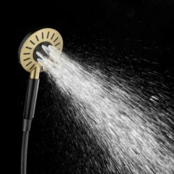 Tiger Regendoucheset Akcent Zwart Messing -badkamer 123 2474