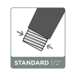 Tiger Splash Wandhouder Konisch Draaibaar Chroom -badkamer 123 2483