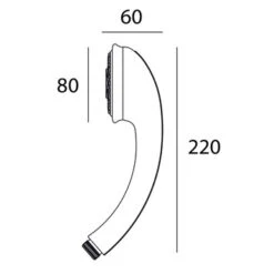 Tiger Handdouche Splash Verona Ø8 Cm 3 Standen -badkamer 123 2526