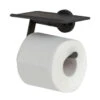 Tiger Toiletrolhouder Noon Met Planchet Zwart -badkamer 123 2564