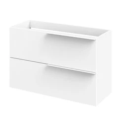 Tiger Badmeubelset Pocket 100 Cm Met 2 Lades Wit Incl. Looppoten -badkamer 123 257